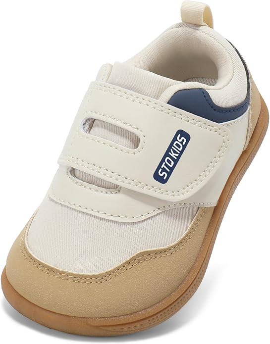 STQ KIDS Toddler Wide Toe Box Shoes Barefoot Sneakers Girls Boys Zero Drop First Walking Running ... | Amazon (US)