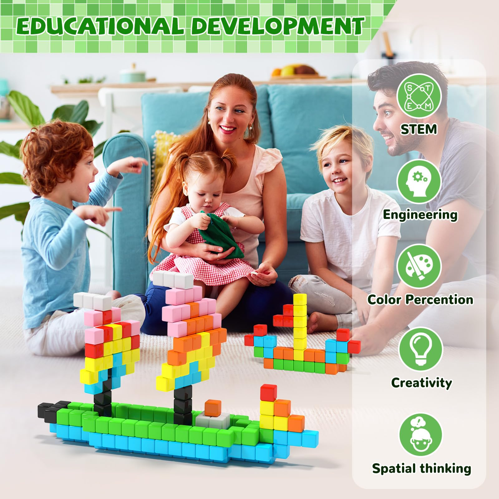 Magnetic Blocks for Toddlers -Classroom Must Haves STEM Learning Toys for 3-5 Year Old Boys & Gir... | Amazon (US)