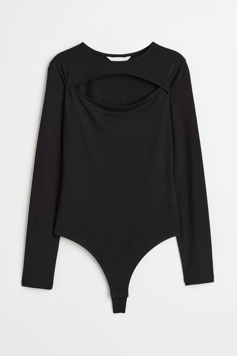 Cut-out Thong Bodysuit | H&M (US + CA)