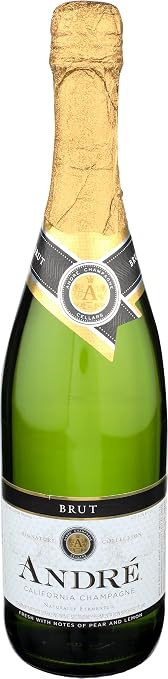 Andre Brut, Sparkling Wine, 750 mL Bottle | Amazon (US)