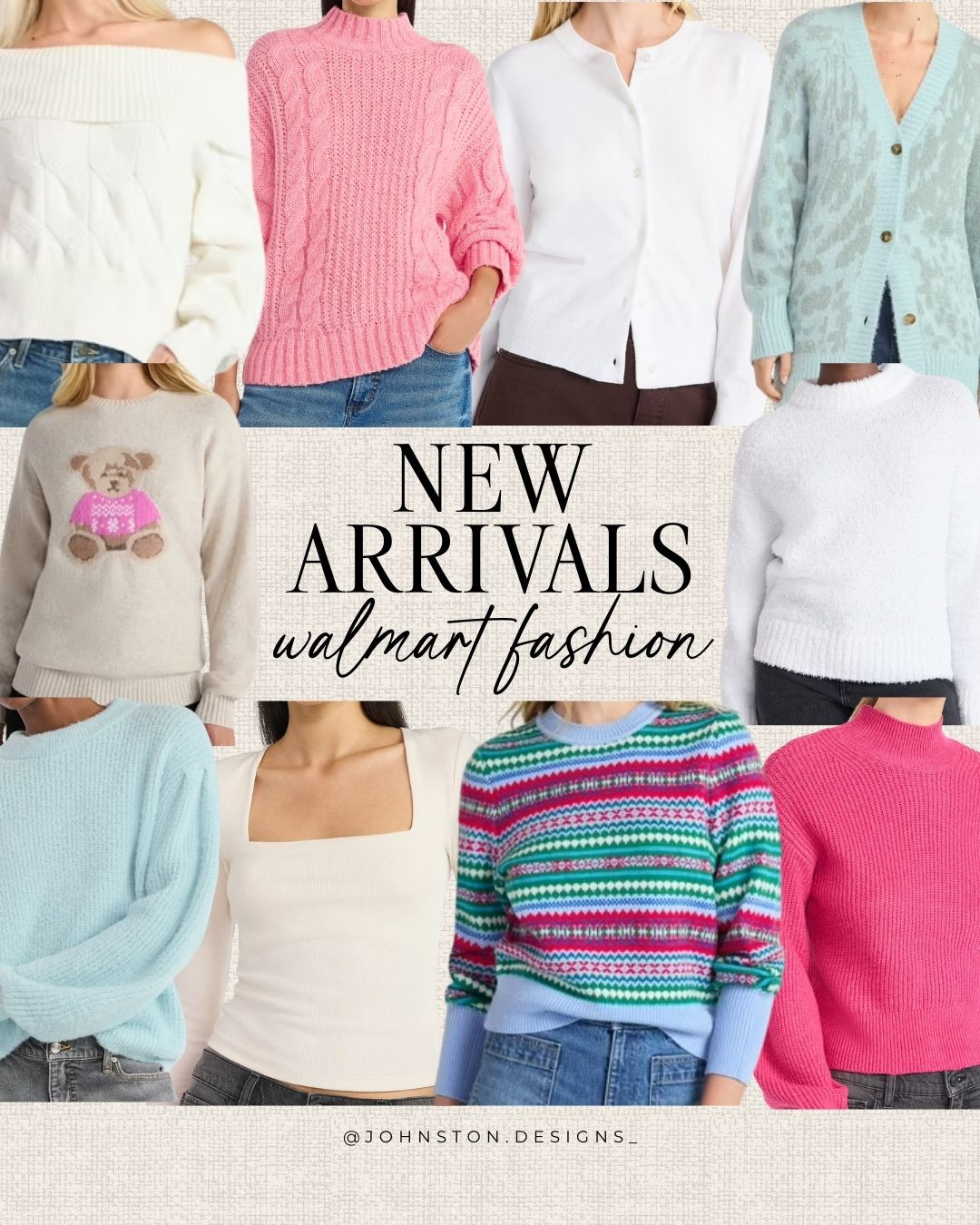New winter clothing arrivals from Walmart! Affordable women's clothing finds, sweaters, blue, pink, bright colors, look for less finds, Walmart fashion.
 

 #LTKootd #LTKSeasonal #LTKFindsUnder50