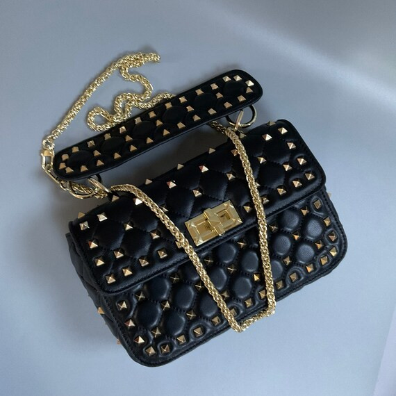 Valentines Gift for Her Studded Lambskin Handbag Colours  | Etsy | Etsy (US)