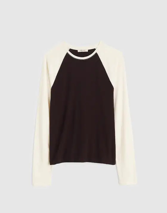 Baseball Long-Sleeve Tee in Vintage Jersey | Madewell