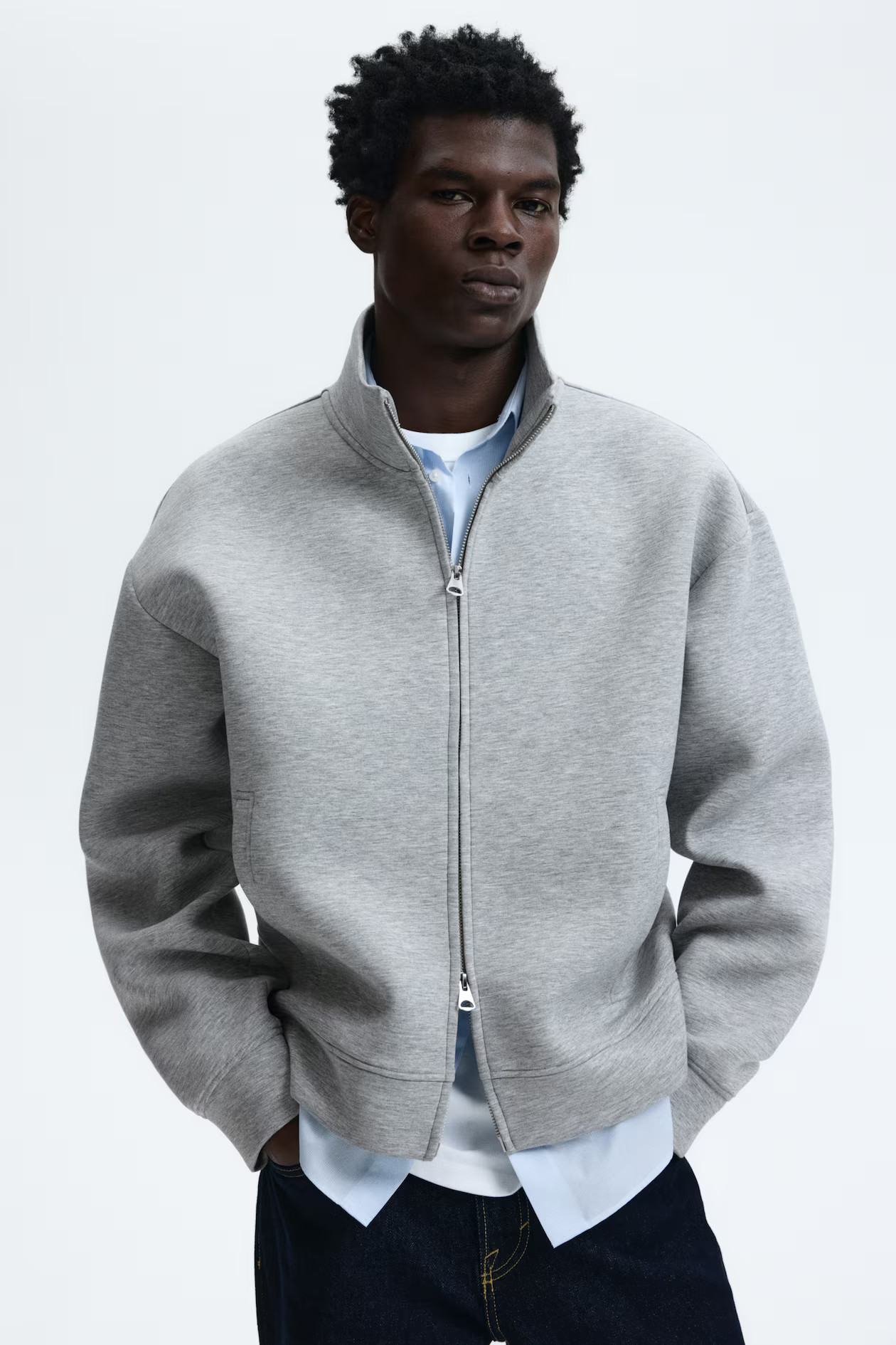 Loose-Fit Scuba Track Jacket | H&M (US + CA)