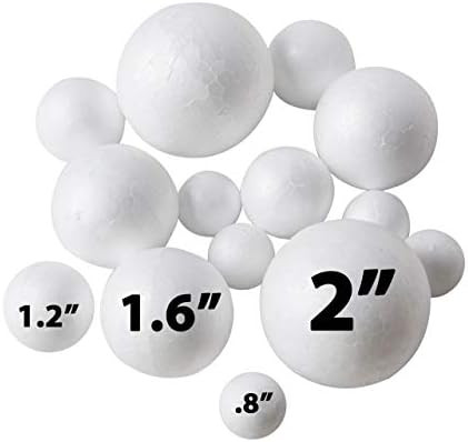 240 Pack Styrofoam Balls -Craft Foam Balls -Foam Craft Balls -Foam Balls For Arts and Crafts, DIY... | Amazon (US)