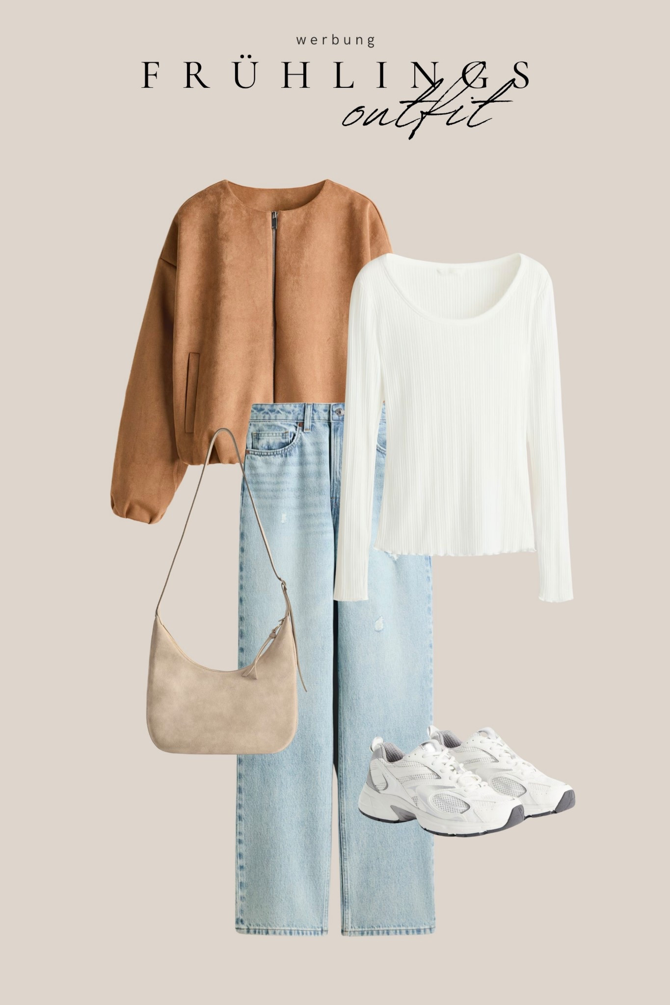 Frühlingsoutfit von H&M mit den beliebten weißen Sneakern.

#LTKFashionMonth #LTKspring #LTKdeutschland