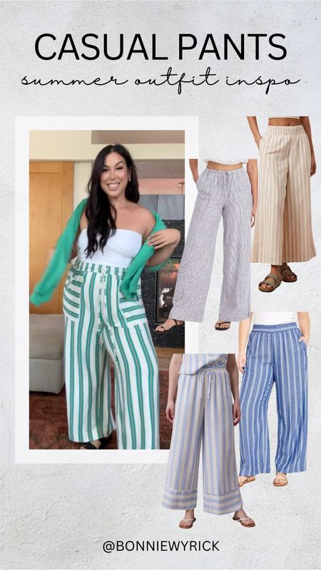 Casual, Lightweight Pants for Summer ☀️ Linen Pants | Palazzo Pants | Midsize Fashion | Summer Outfit Ideas | Beach Outfit | Casual Outfit

#LTKStyleTip #LTKTravel #LTKMidsize