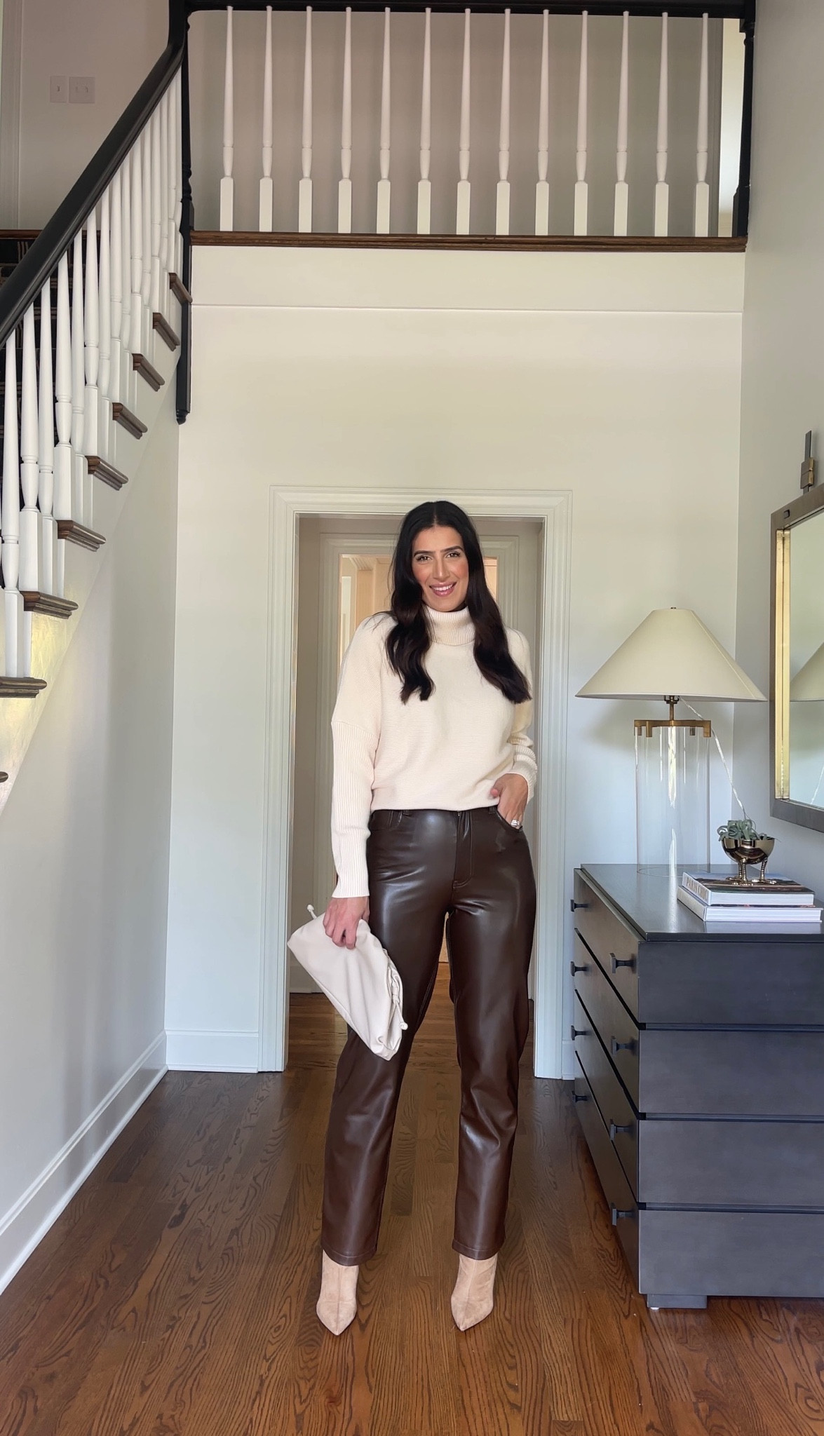 Fall outfits ideas - chic fall outfits - fall fashion - leather finds - sweaters for fall  - date night outfits - styling tips - chic sweaters - leather pants for fall - preppy style - transition outfits

#LTKstyletip #LTKSeasonal