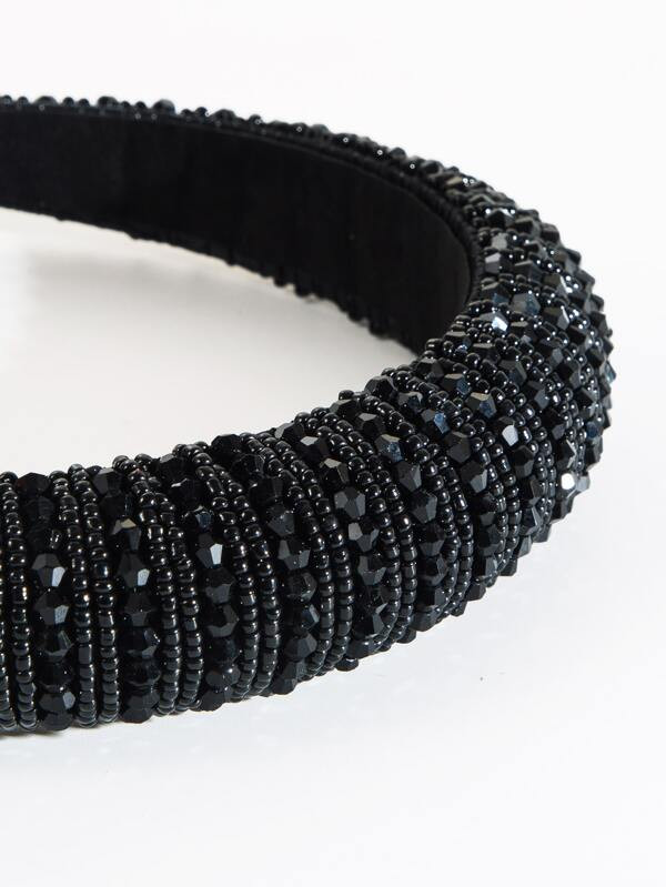 1pc Women's Crystal Bead Decor Luxury Style Headbands For Party Dating Travel | SHEIN