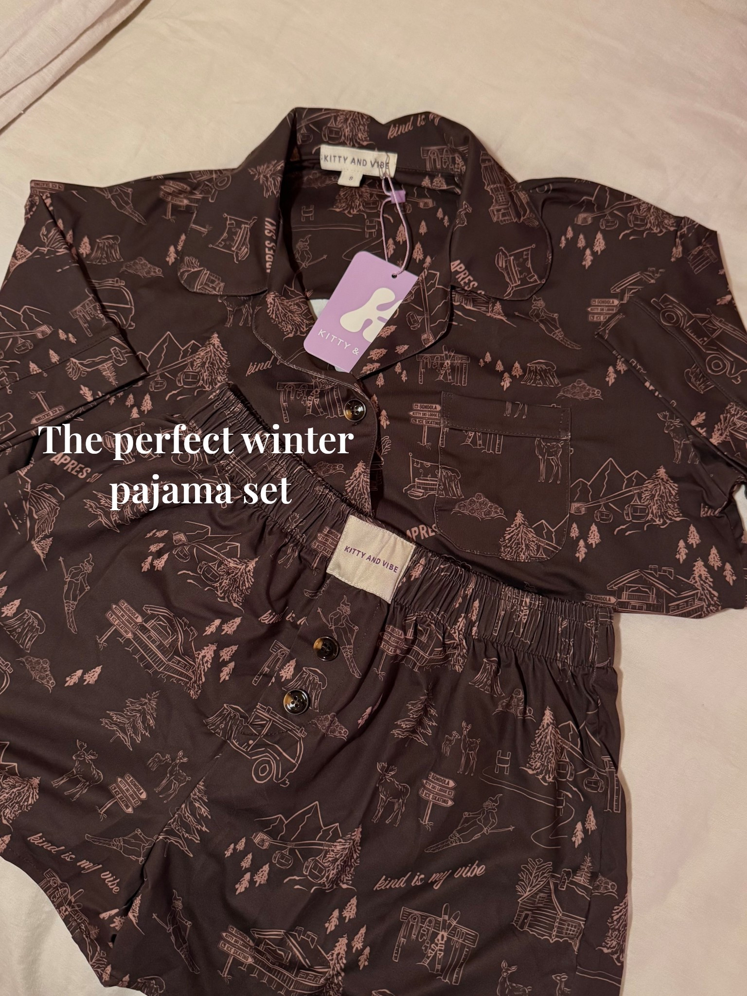 Tis the season for a new matching pajama set! Kitty and Vibe just launched the cutest winter PJs! They also are so soft and breathable. 

It’s a button down top with a boxer style short. CURRENTLY 30% OFF!!!

#LTKSeasonal #LTKHoliday #LTKFindsUnder50