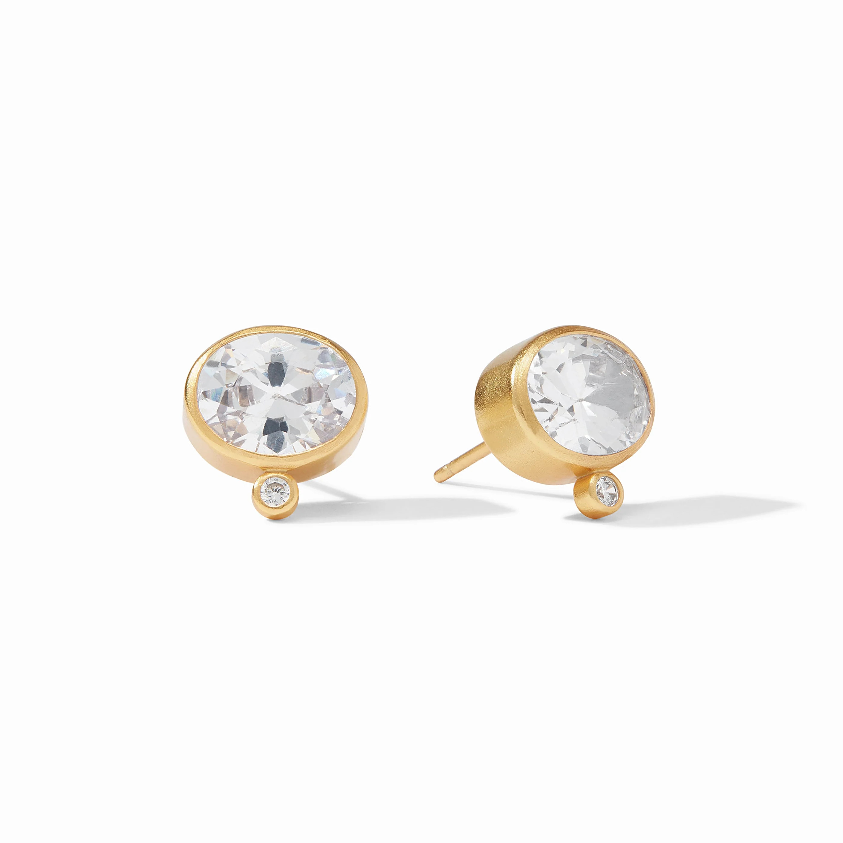 Antonia Stud - Gold CZ Stud Earrings | Julie Vos | Julie Vos