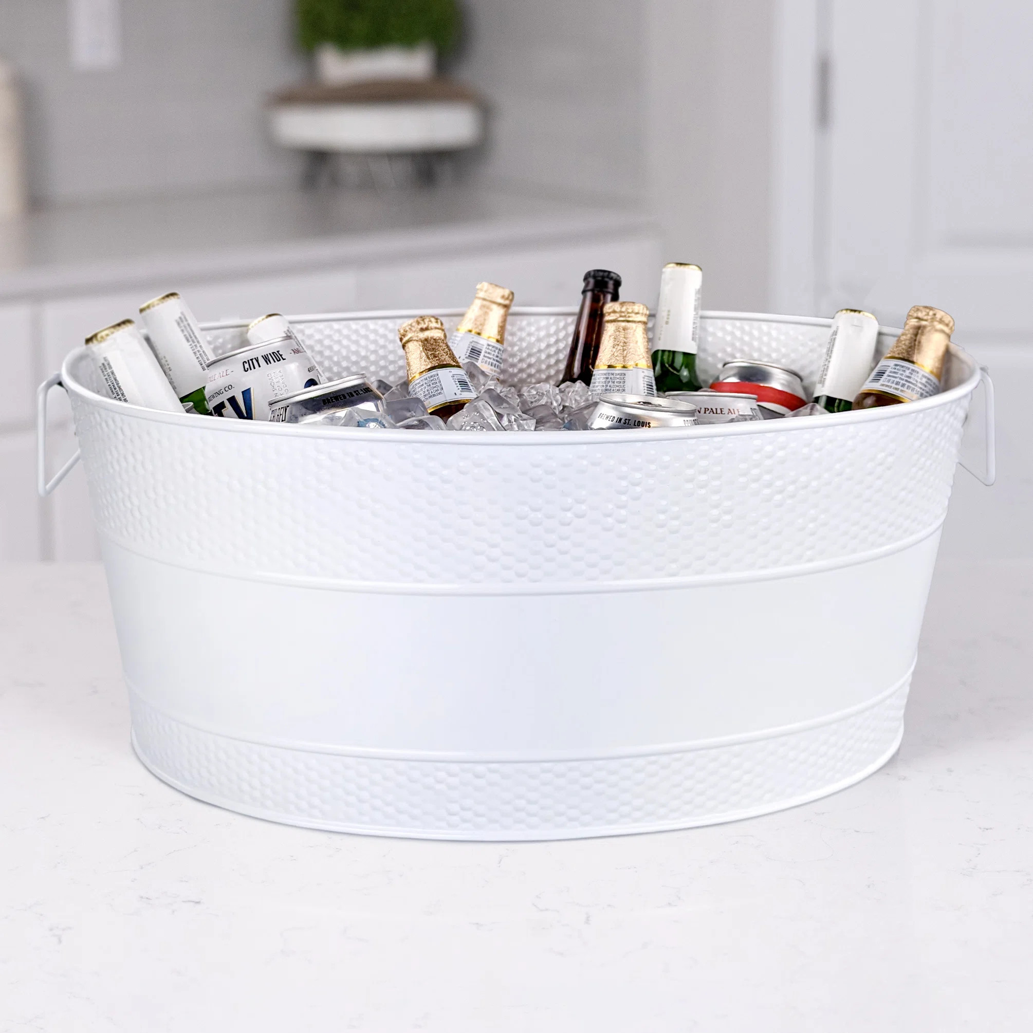 Winston Porter Edmund Hammered and Party Drink Chiller Beverage Tub "& Reviews" | Wayfair | Wayfair North America