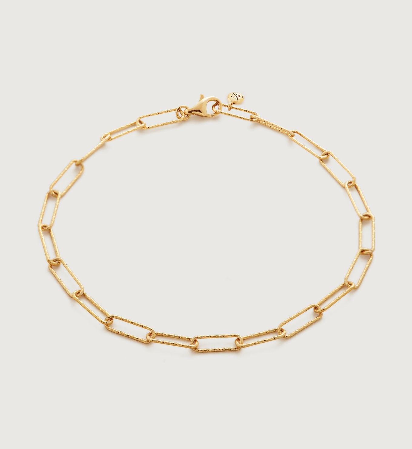 Alta Textured Chain Bracelet | Monica Vinader (Global)