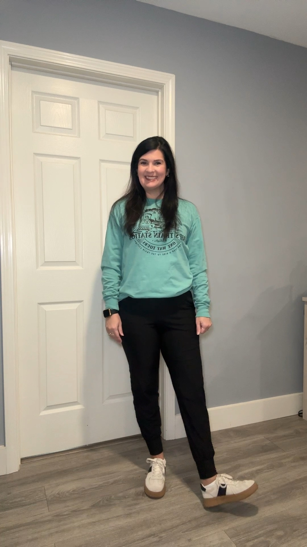 Today was a yucky day with rain and a migraine, but I grabbed some joggers and managed to mark a few things off my to-do list  

#LTKootd #LTKOver40 #LTKActive
