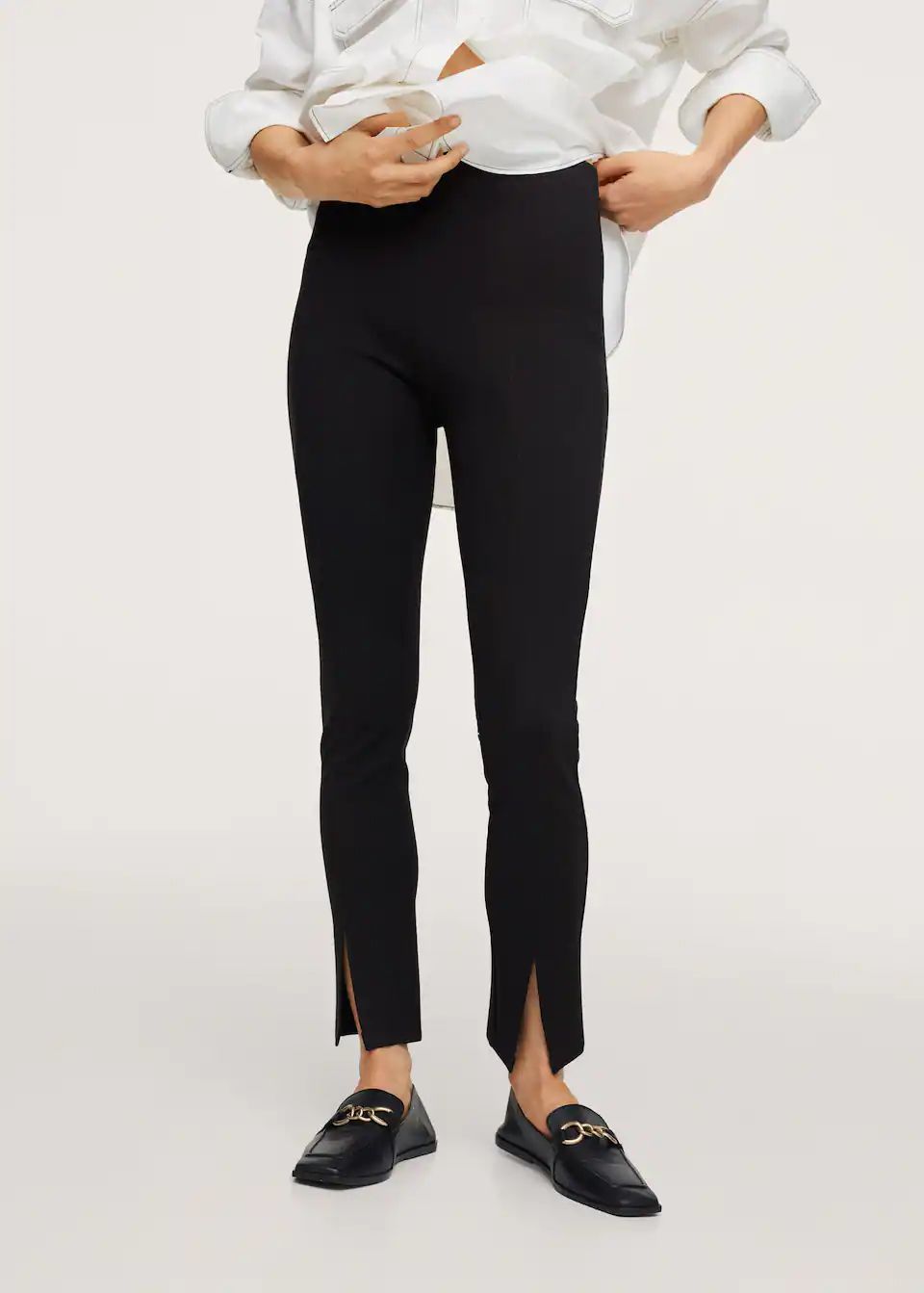 Slit hem leggings | MANGO (US)