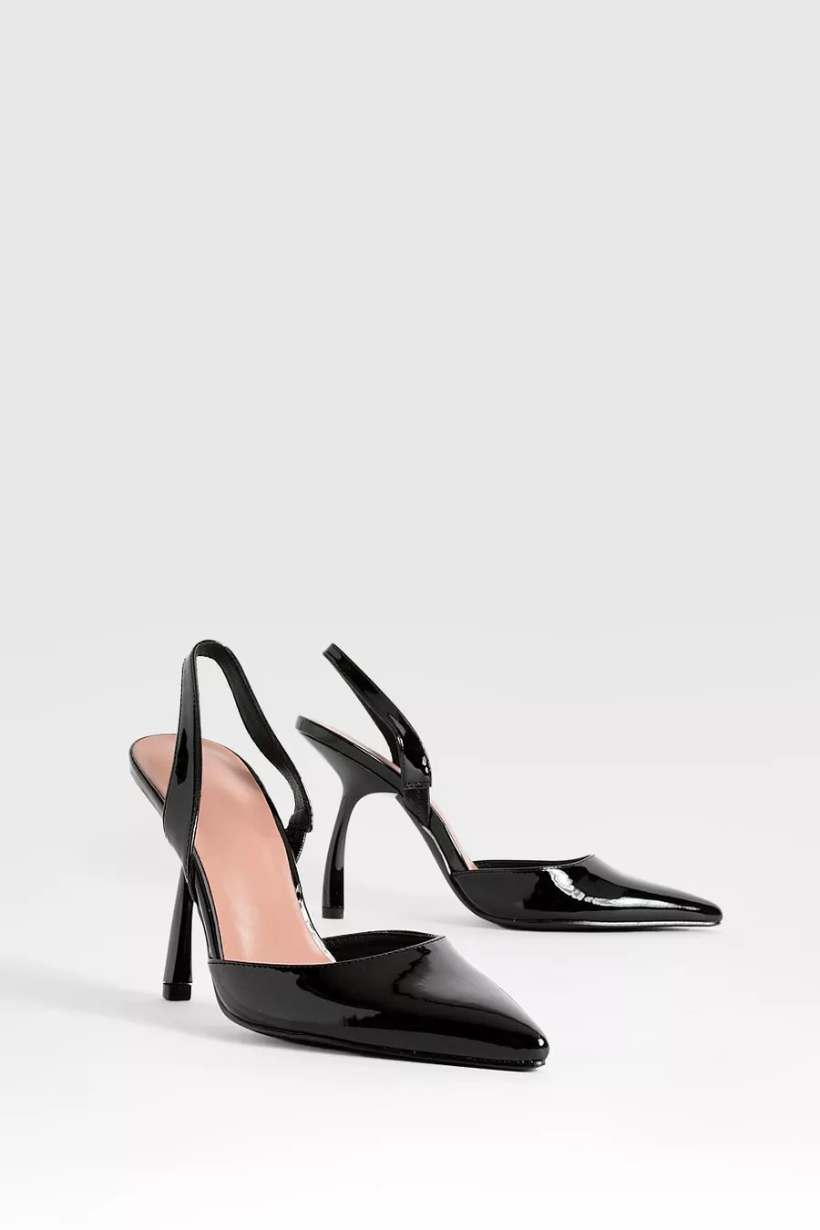 Patent Slingback Court Shoes | Boohoo.com (UK & IE)