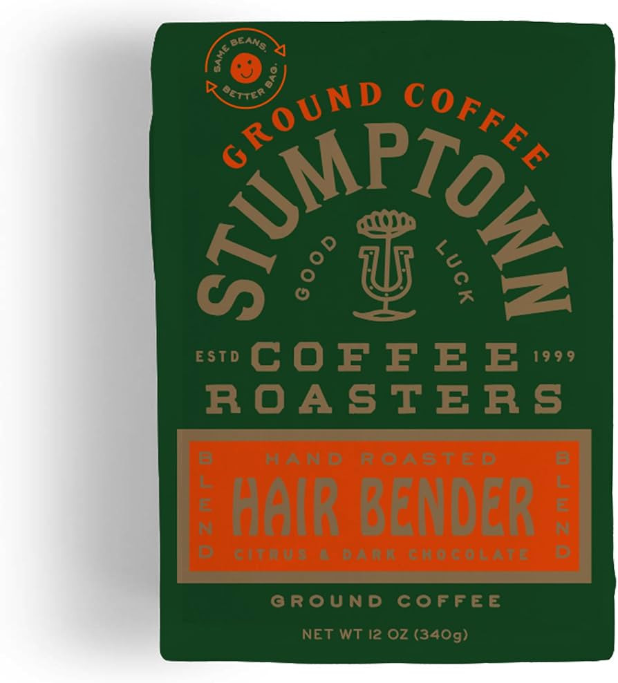 Stumptown Coffee Roasters, Medium Roast Ground Coffee, 100% Arabica Coffee - Hair Bender 12 Ounce... | Amazon (US)