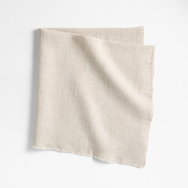 Hudson Natural Dinner Napkin + Reviews | Crate & Barrel | Crate & Barrel