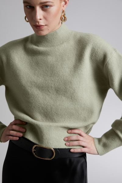 Mock Neck Sweater | H&M (UK, MY, IN, SG, PH, TW, HK)