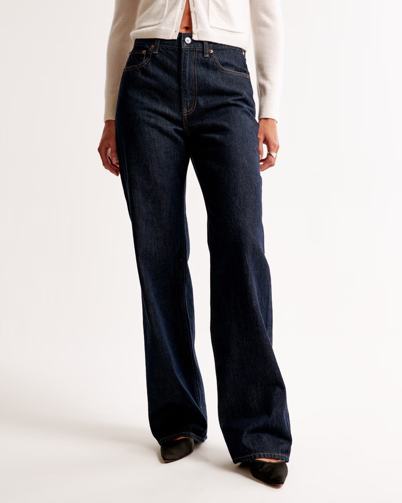 Women's High Rise Loose Jean | Women's Bottoms | Abercrombie.com | Abercrombie & Fitch (US)