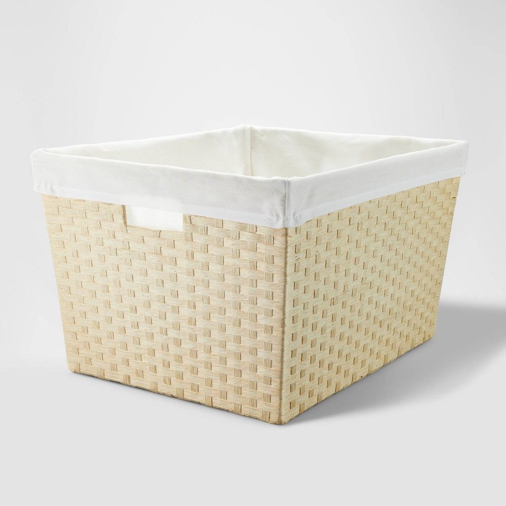 12" x 16" x 20" Lined Weave Laundry Basket - Brightroom™ | Target