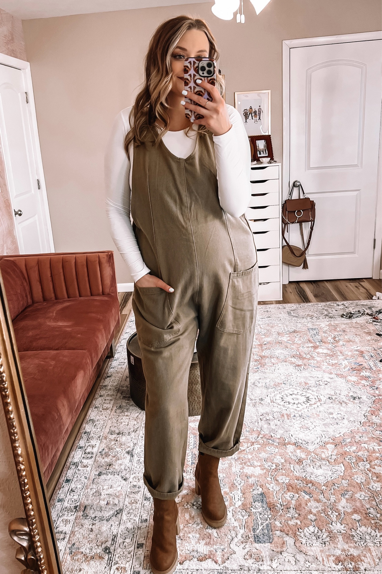 One of my favorite outfit postpartum, it’s bump friendly too!! 

#LTKBump #LTKMidsize #LTKPlusSize