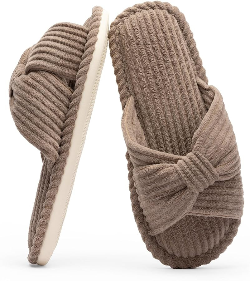 Chantomoo Slippers for Women Memory Foam House Womens Slipper Slides Home Bedroom Bathroom Spa Op... | Amazon (US)