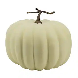 15.5" Extra Large Cream Decorative Pumpkin by Ashland® | Michaels® | Michaels Stores