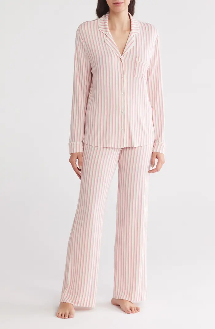 Tranquility Long Sleeve Shirt & Pants Two-Piece Pajama Set | Nordstrom Rack