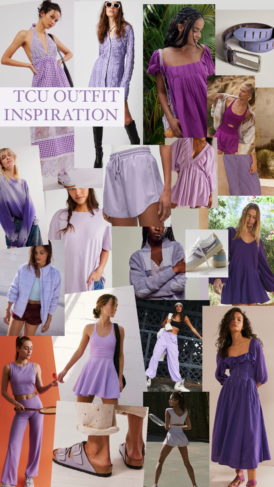 Casual outfits for all things TCU. Outfit inspiration for TCU sporting events, rush, walking to class or hanging out! #bleedpurple 

#LTKfitness #LTKstyletip #LTKSeasonal