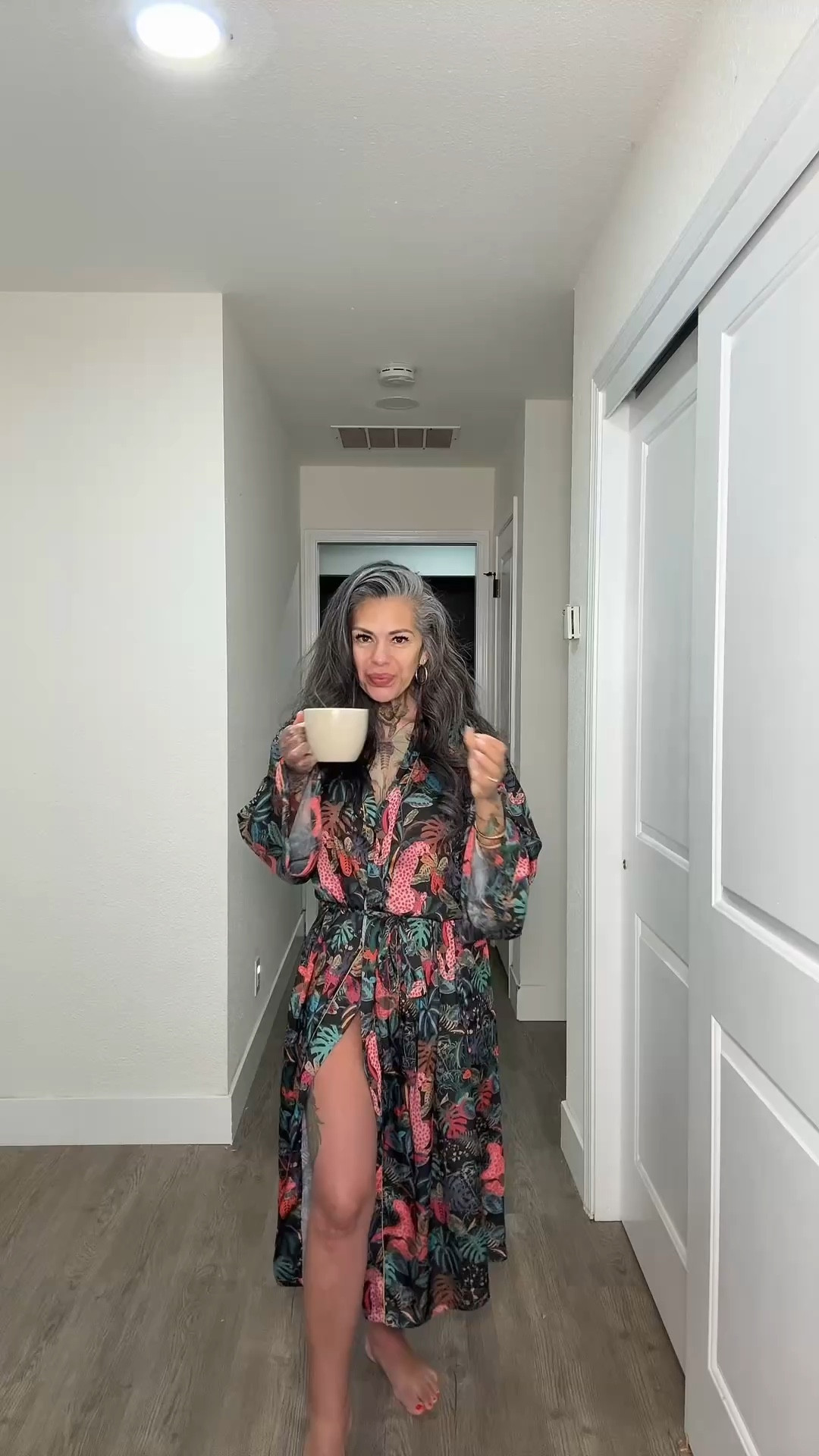 Silk robe, slow mornings, and a home-brewed cup that tastes like a little luxury ☕✨

 You are the vibe?

#MorningRitual #SoftLifeEnergy #HomeBrewed #Silky  #Silverfox 

#LTKdayinmylife #LTKgrwm #LTKPetite
