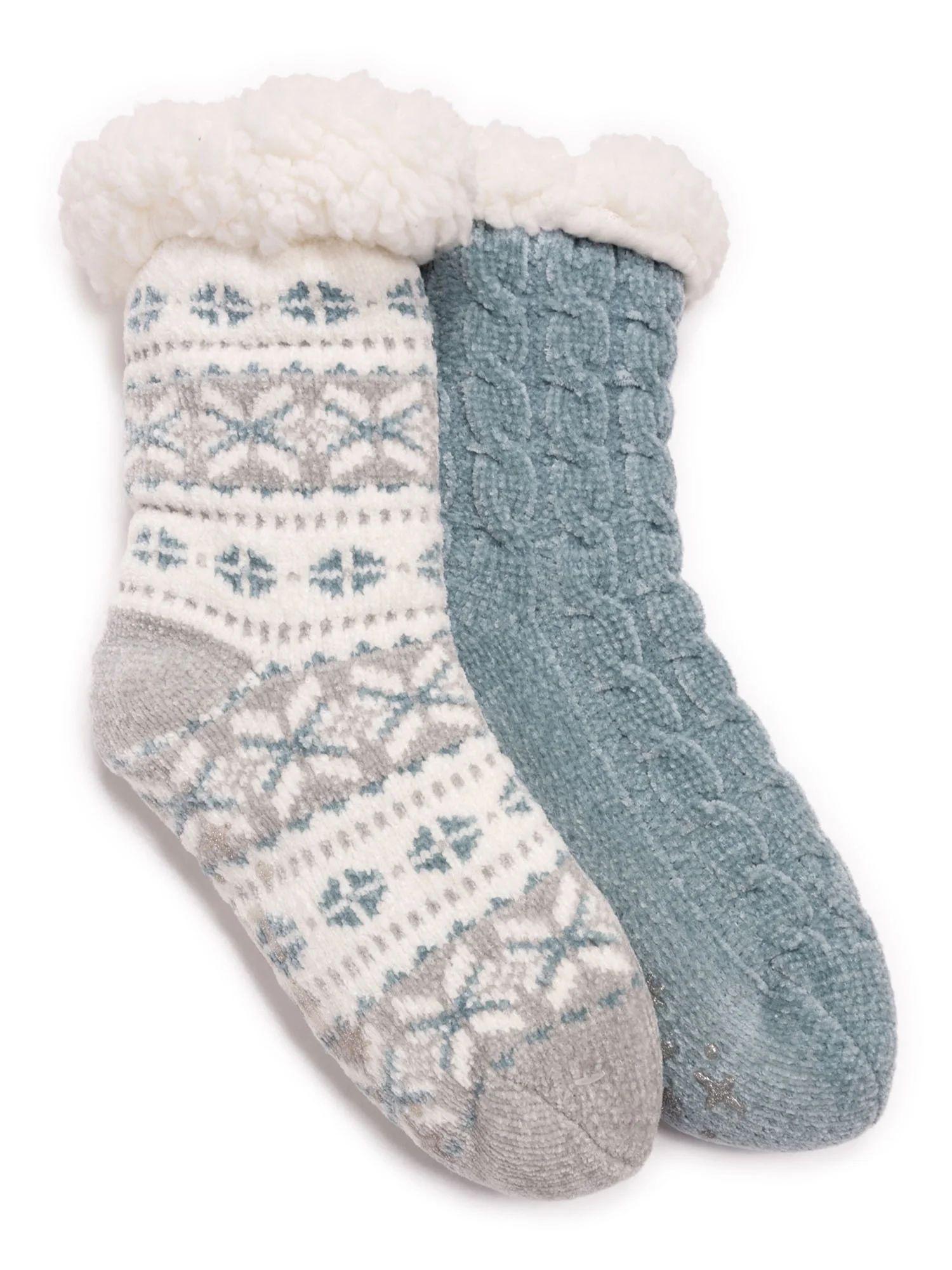 Muk Luks Women's Cabin Socks, 2-Pack - Walmart.com | Walmart (US)