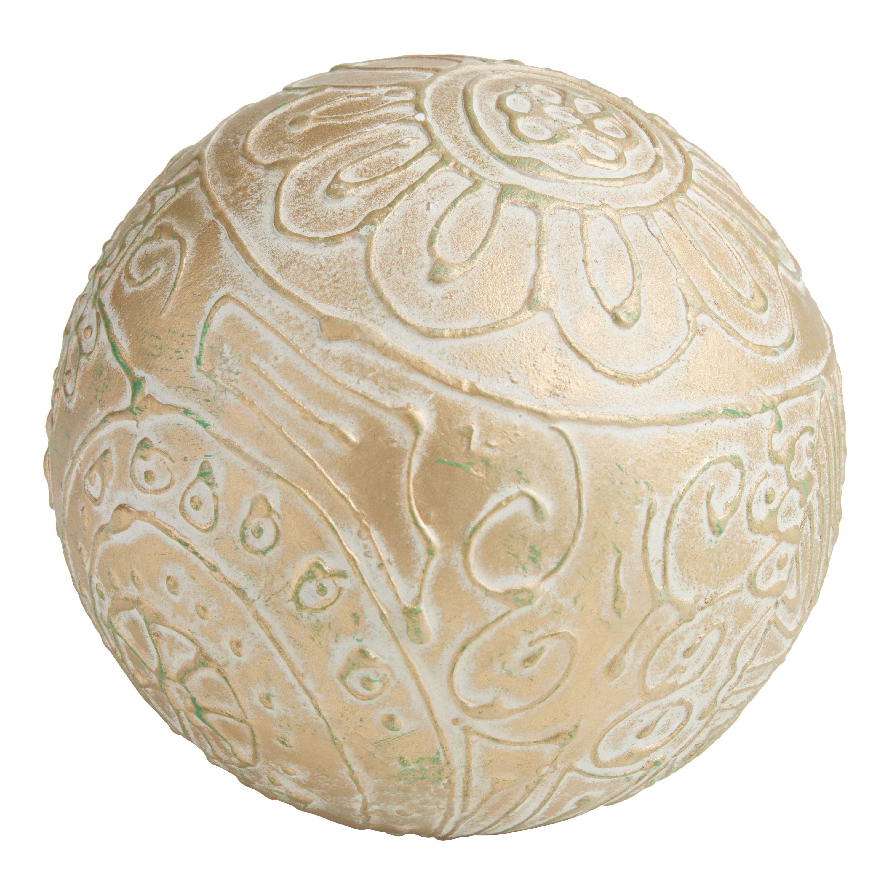 Bronze Patina Ecomix Ball Decor | World Market