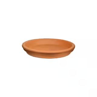 12.25 in. Terra Cotta Clay Saucer | The Home Depot