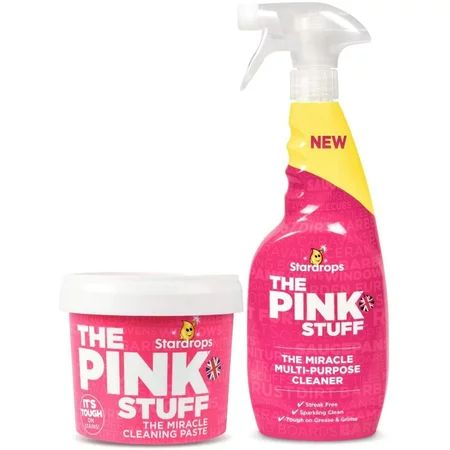 Stardrops - The Pink Stuff - The Miracle Cleaning Paste and Multi-Purpose Spray 2-pack Bundle ( 1 Cl | Walmart (US)