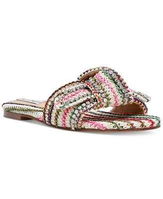 Steve Madden Women's Misha Bow Slide Sandals - Macy's | Macy's