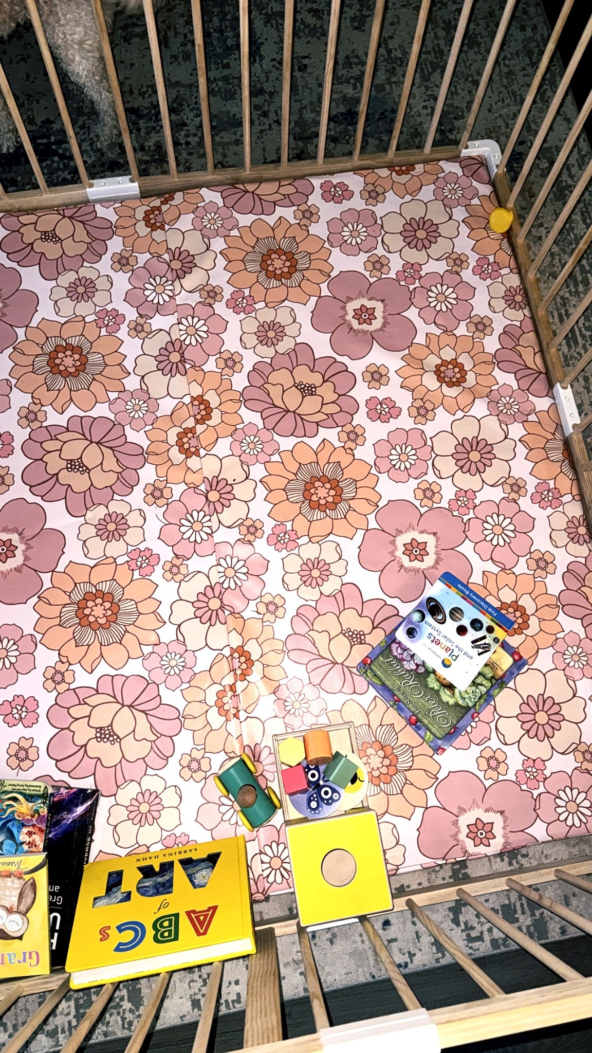 We love our Toki mat! They have such fun patterns! It’s also nontoxic and safe for my baby which is so important to me! When I find a goodie like this, I have to share! 