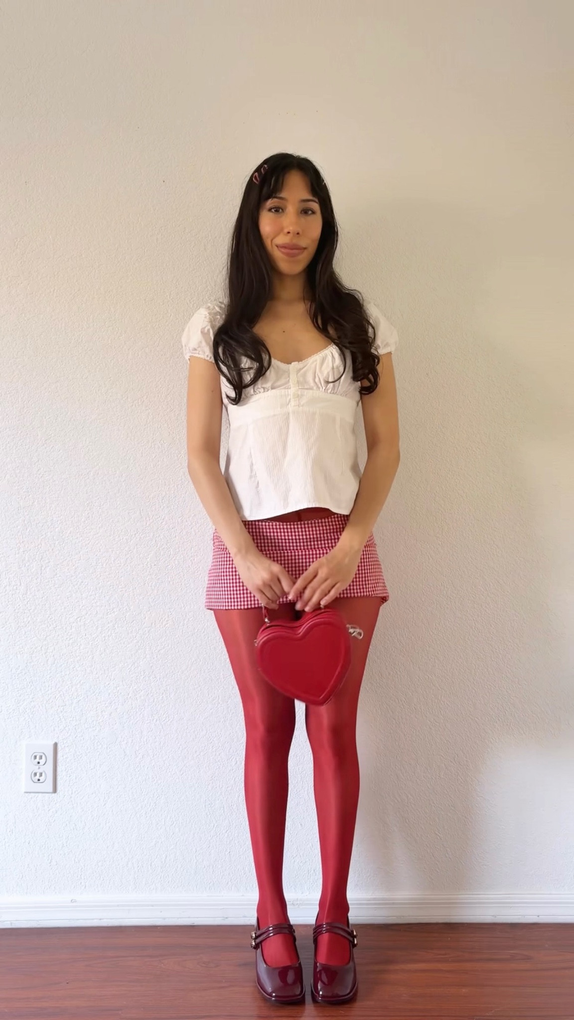 Valentine’s Day outfits: I made the skirt, top also in my showcase 