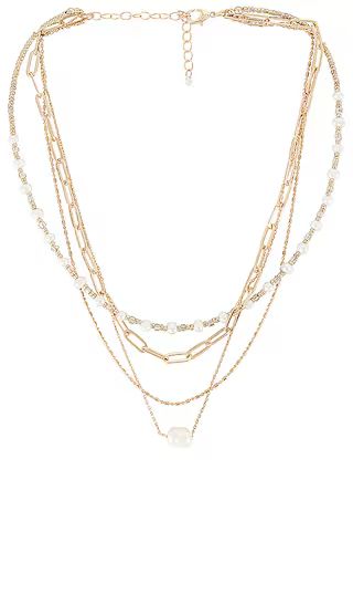 Zoe Necklace in Gold | Revolve Clothing (Global)