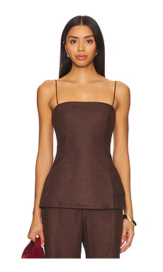 FAITHFULL THE BRAND x REVOLVE Ostano Top in Bistre from Revolve.com | Revolve Clothing (Global)