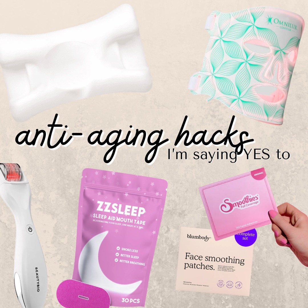 Before getting Botox again, I focused on THIS 👇

• Supporting collagen (microneedling + red light therapy)
• Reducing sleep lines (anti aging pillow + wrinkle patches)
• Improving sleep quality (mouth tape)

save for your next wishlist & comment “Want” and I’ll send you the links to shop!!! 🛒