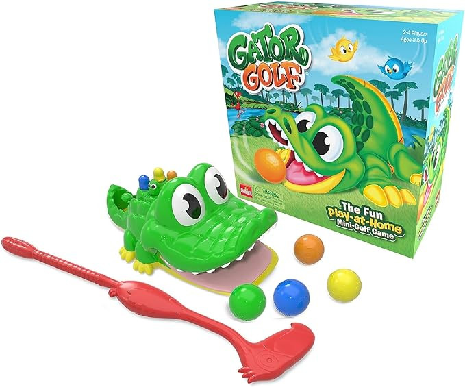 Gator Golf - Putt The Ball into The Gator's Mouth to Score Game by Goliath, Single, Gator Golf, 2... | Amazon (US)