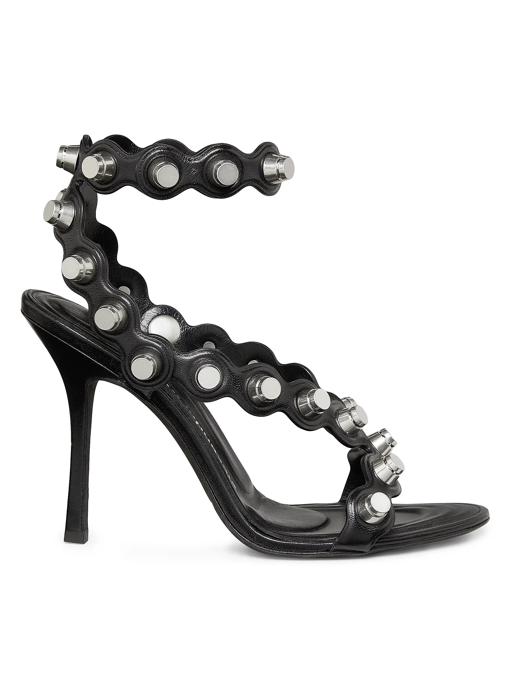 Riot 105MM Studded Leather Sandals | Saks Fifth Avenue