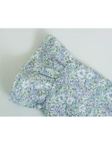 'Valentina' One Shoulder Short Sleeve Layered Mini Dress | Goodnight Macaroon