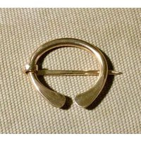 Forged Bronze Penannular Brooch - Medium Sized | Etsy (US)