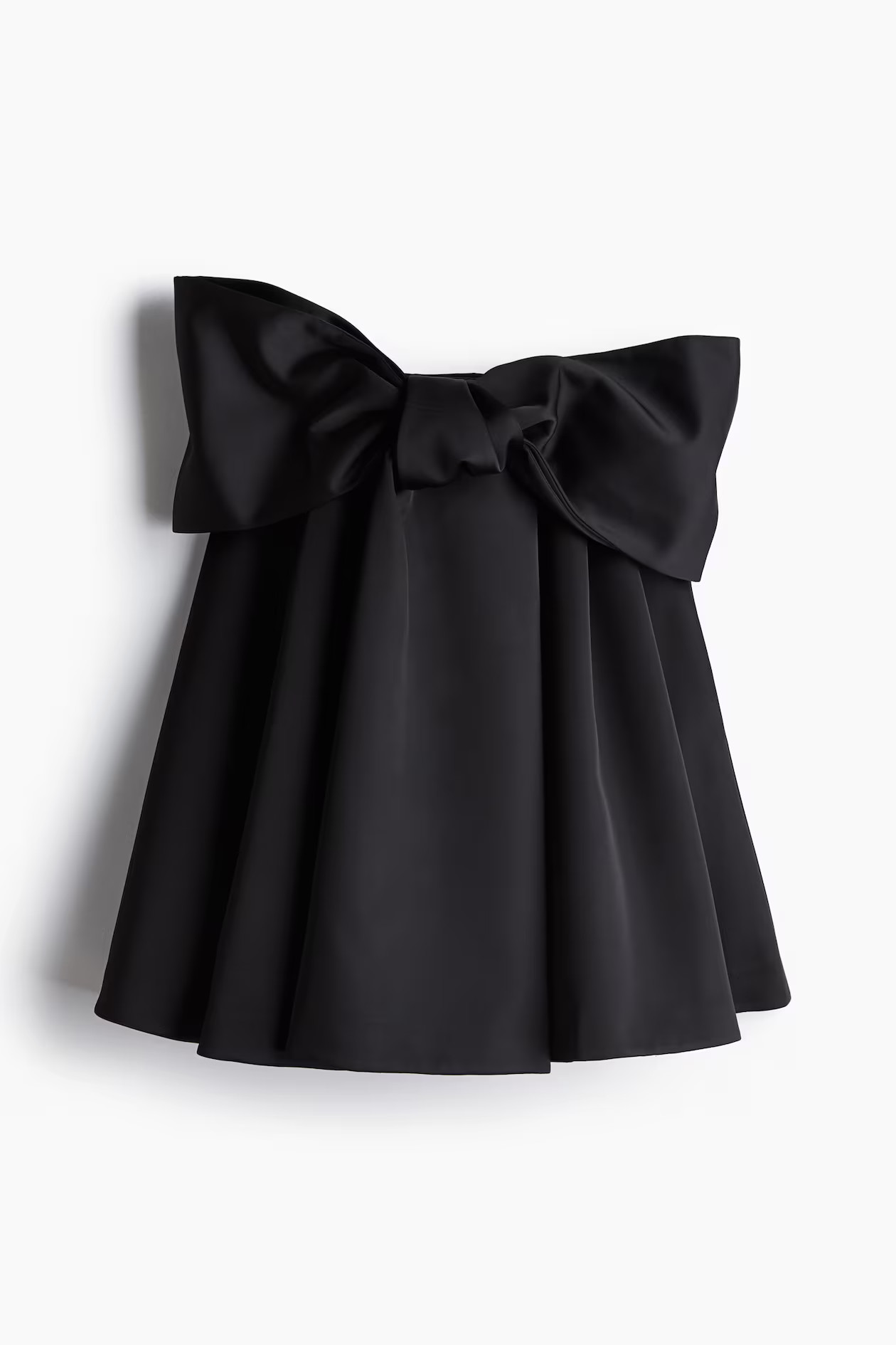 Bow-front satin mini dress | H&M (UK, MY, IN, SG, PH, TW, HK)