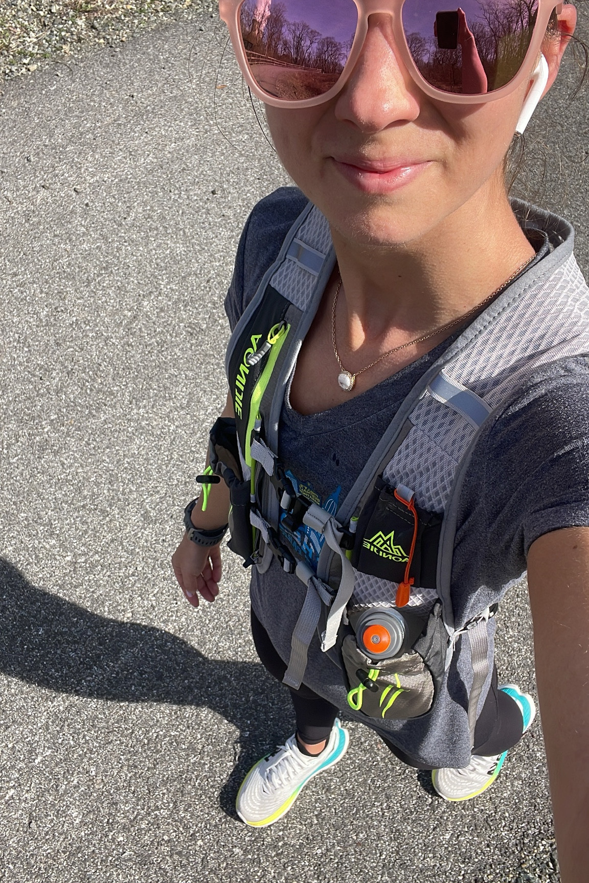 Running vest with water bottles 🏃🏼‍♀️

#LTKfitness
