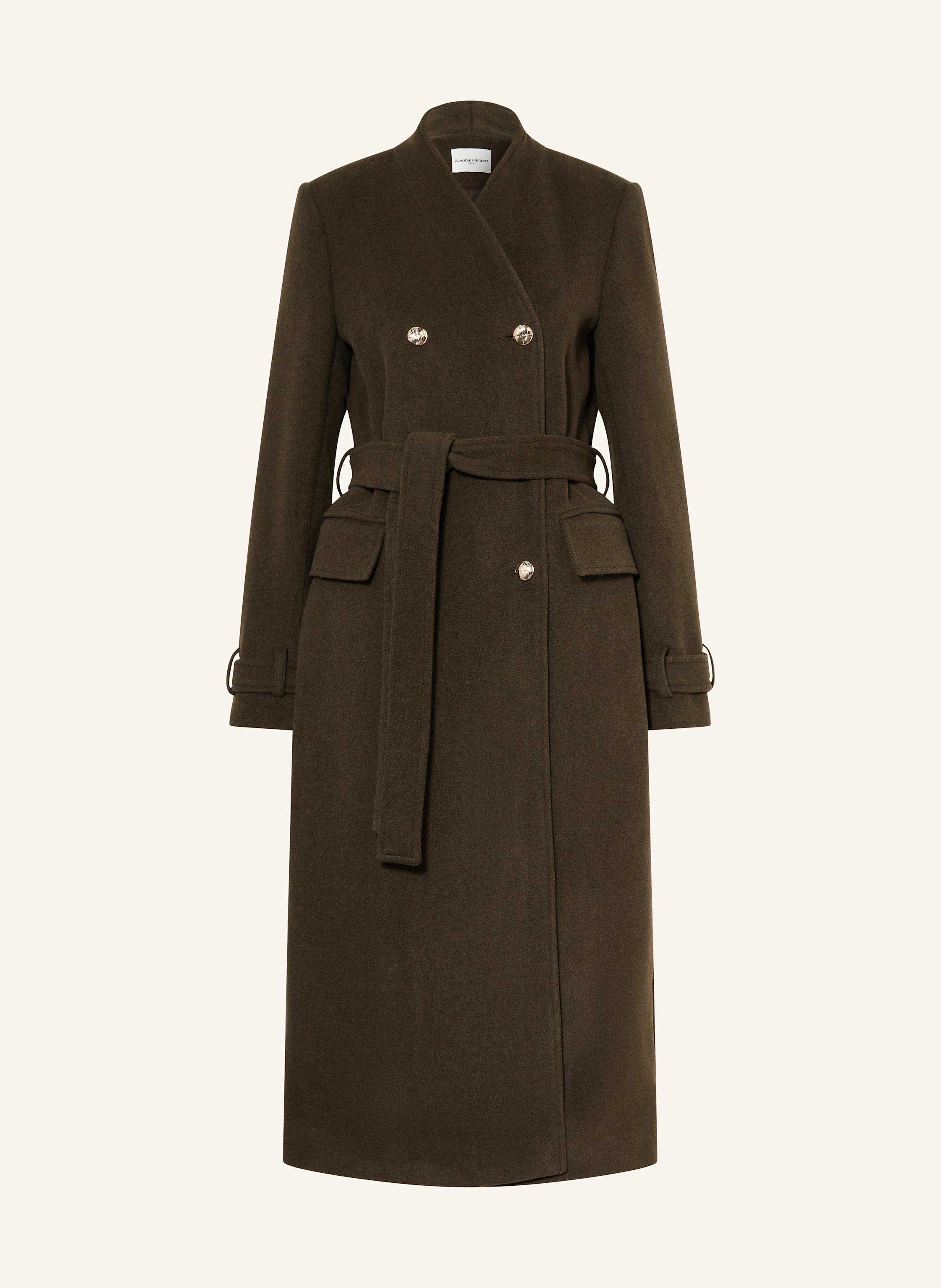 CLAUDIE PIERLOT Mantel in khaki | Breuninger (DACH)