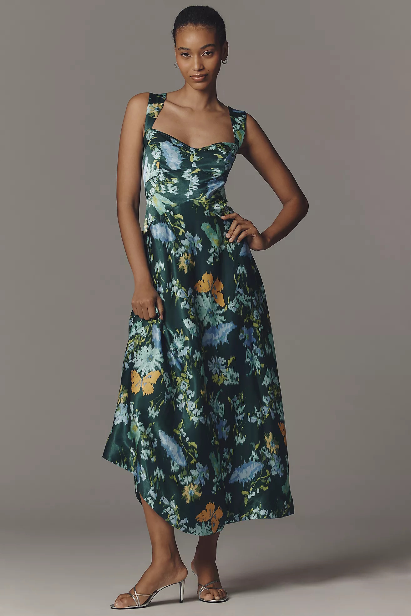 The Jocelyn Sleeveless Slip Midi Dress by Maeve | Anthropologie (US)