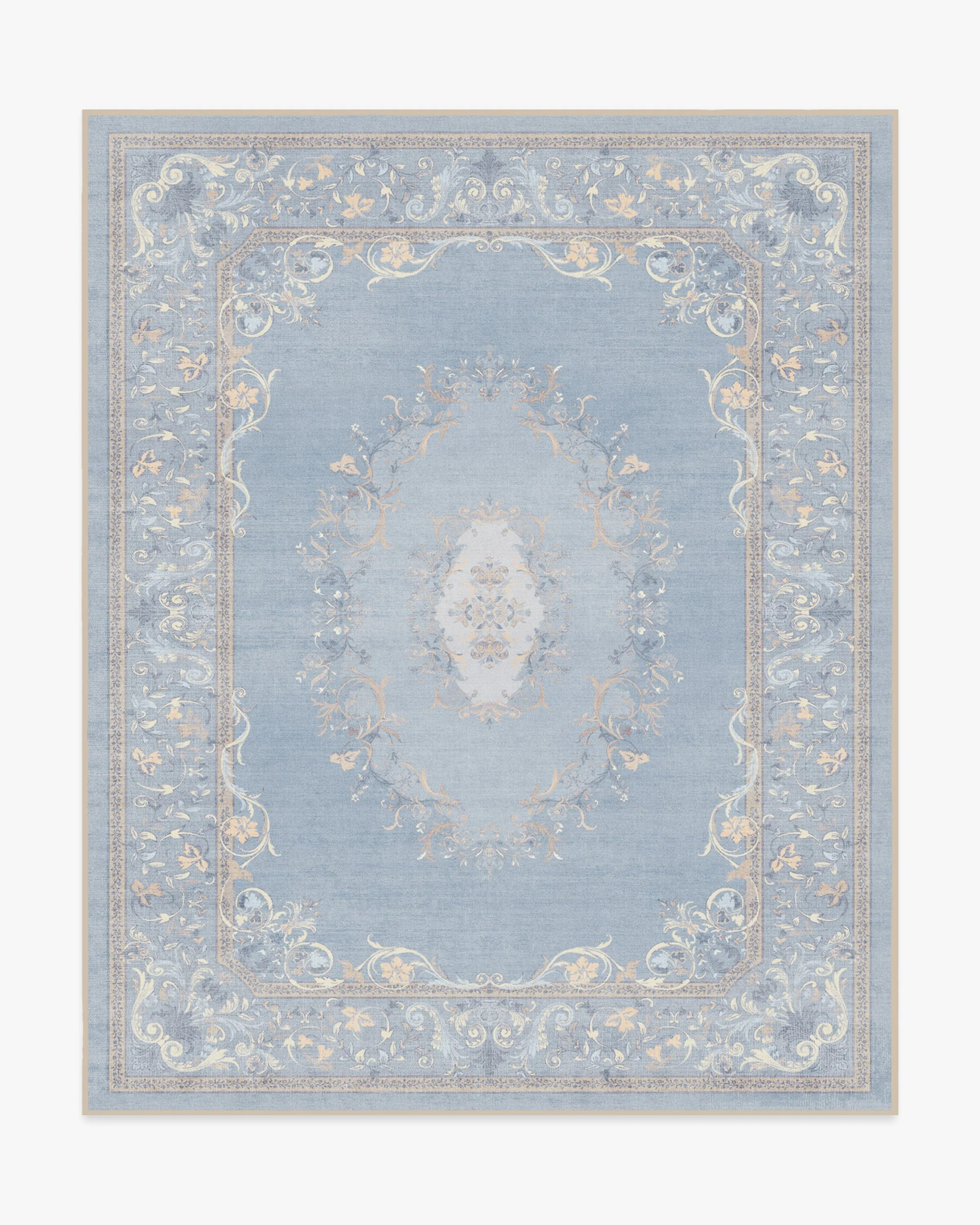 Lady Whistledown Soft Blue Rug by Bridgerton | Ruggable US | Ruggable